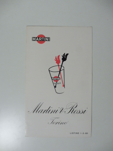 Martini & Rossi, Torino, pieghevole pubblicitario